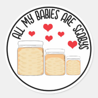 Pegatina Redonda Pegatinas personalizadas KombuchaScoby