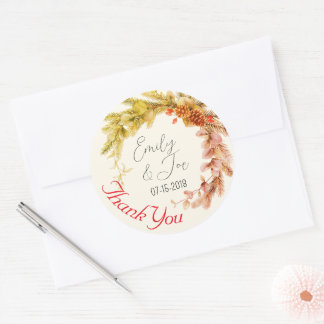 Pegatina Redonda pegatinas personalizados bodas