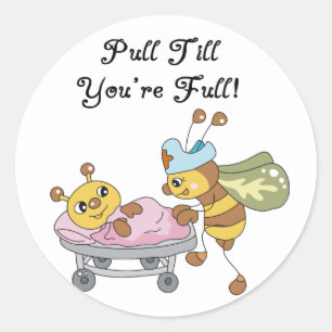 Pegatina Redonda Pegatinas personalizados de enfermería