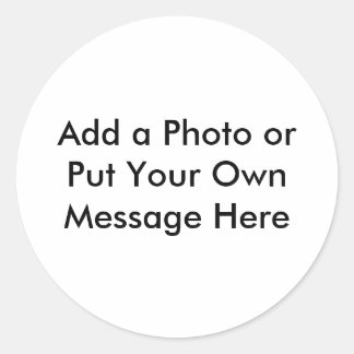 Pegatina Redonda Pegatinas personalizados - ¡Sean divertidos o polí