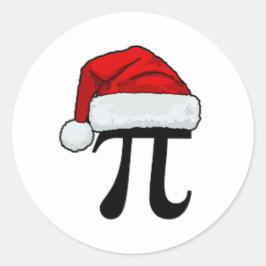 Pegatina Redonda Pegatinas Pi navidades