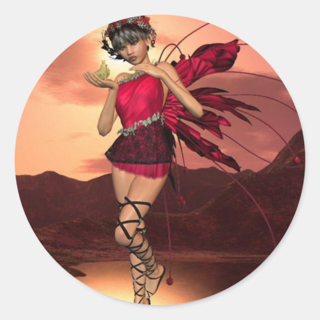 Pegatina Redonda Pegatinas Pixie Dust (Anverso)