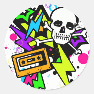 Pegatina Redonda pegatinas rayadores