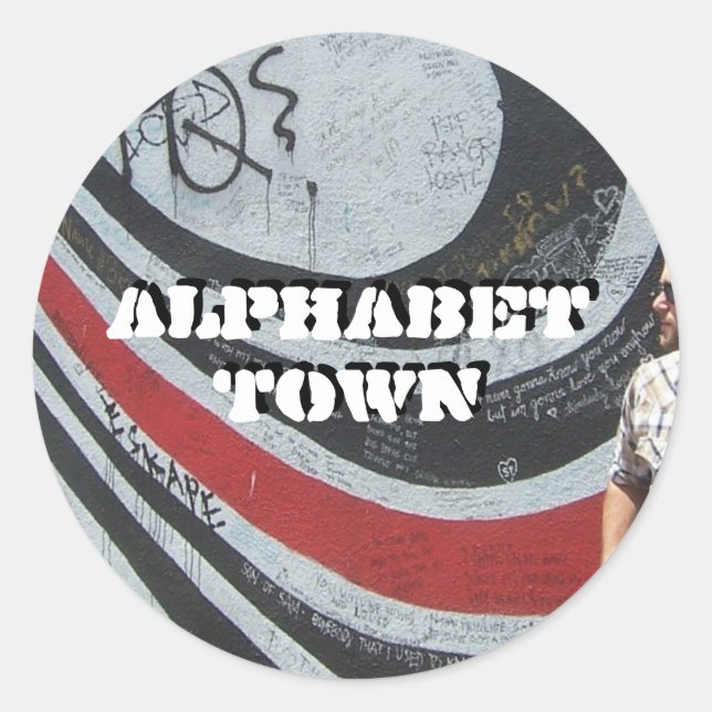 Pegatina Redonda Pegatinas redondos (Anverso)