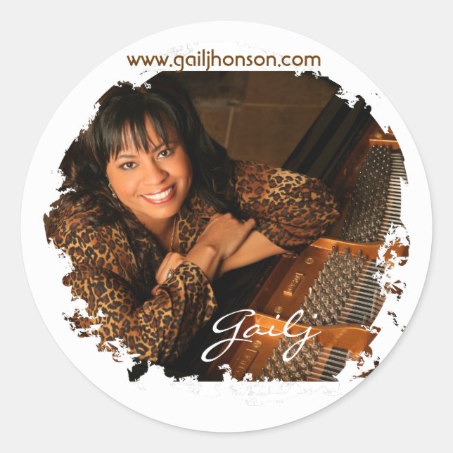 Pegatina Redonda Pegatinas redondos (Anverso)