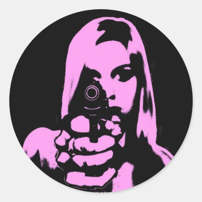 Pegatina Redonda Pegatinas redondos (Anverso)