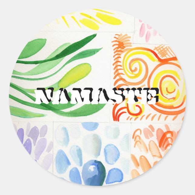 Pegatina Redonda Pegatinas redondos (Anverso)