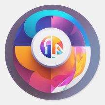 Pegatinas redondos clásicos