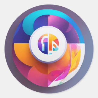 Pegatina Redonda Pegatinas redondos clásicos