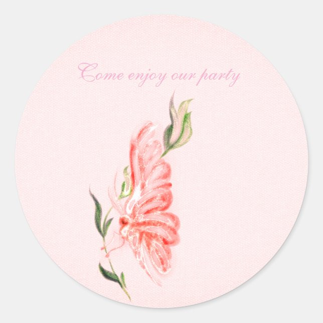 Pegatina Redonda Pegatinas redondos clásicos (Anverso)