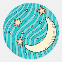 Pegatinas redondos clásicos para los artes del