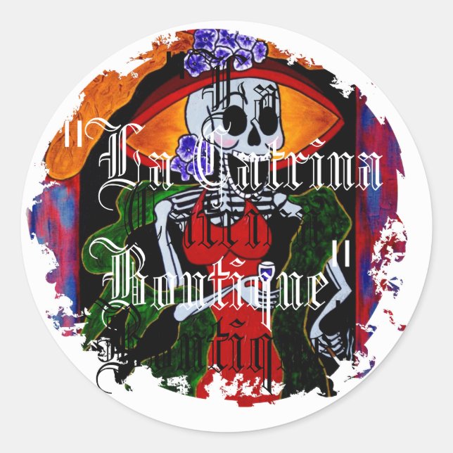 Pegatina Redonda Pegatinas redondos con problemas (Anverso)