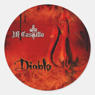 Pegatina Redonda Pegatinas redondos con problemas - Personalizados