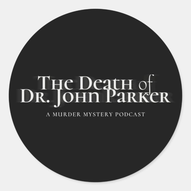 Pegatina Redonda Pegatinas redondos - Negro (Anverso)