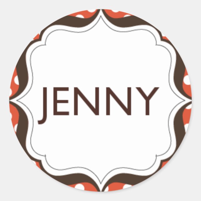 Pegatina Redonda Pegatinas redondos - sangrado total (Anverso)