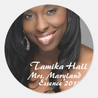 Pegatina Redonda Pegatinas reina hágalo usted mismo