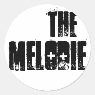 Pegatina Redonda Pegatinas "Rocker" de la hoja O'