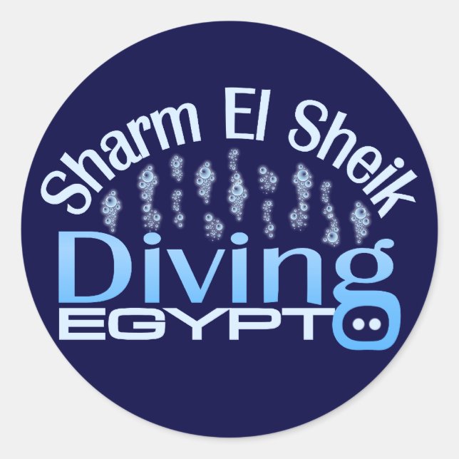 PEGATINA REDONDA PEGATINAS SHARM EL SHEIK (Anverso)