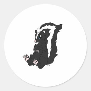 Pegatina Redonda Pegatinas Skunk