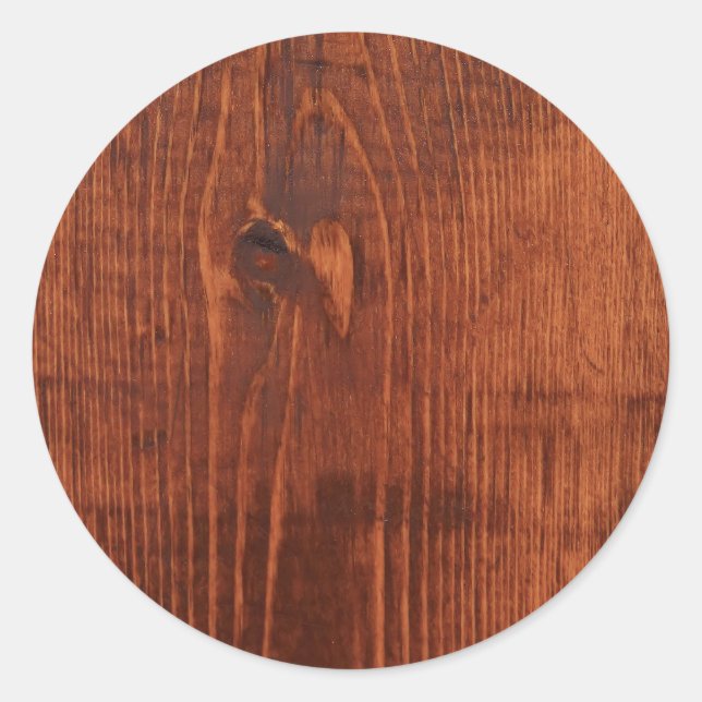 Pegatina Redonda Pegatinas StainWood Look (Anverso)