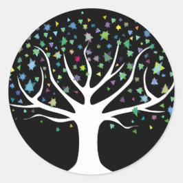 Pegatina Redonda Pegatinas Starof David Jewish REPLY RETURN