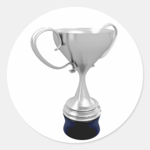 Pegatina Redonda Pegatinas trofeo