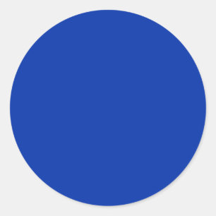 Pegatina Redonda pegatinas "VBRANT Blue" (muchas formas)