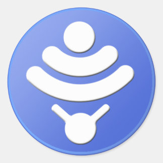 Pegatina Redonda pegatinas Vistumbler de 3 pulgadas