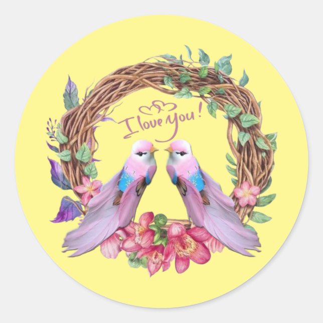 Pegatina Redonda Pegatinas y etiquetas (Anverso)