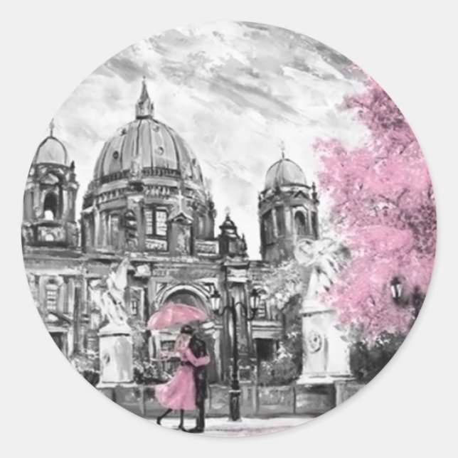 Pegatina Redonda Pegatinas y etiquetas (Anverso)