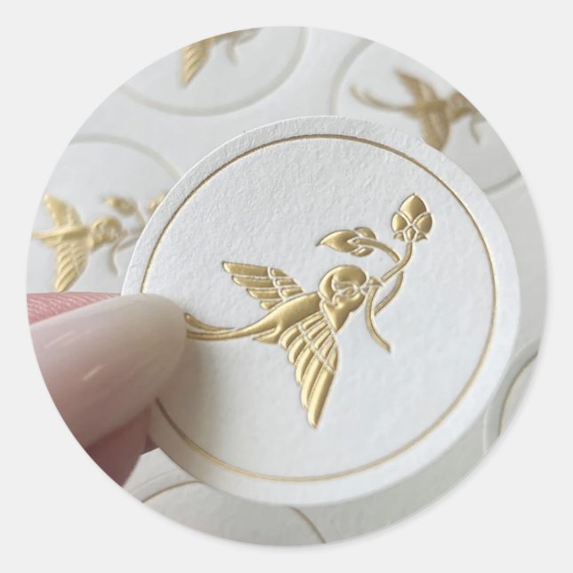 Pegatina Redonda Pegatinas y etiquetas (Anverso)