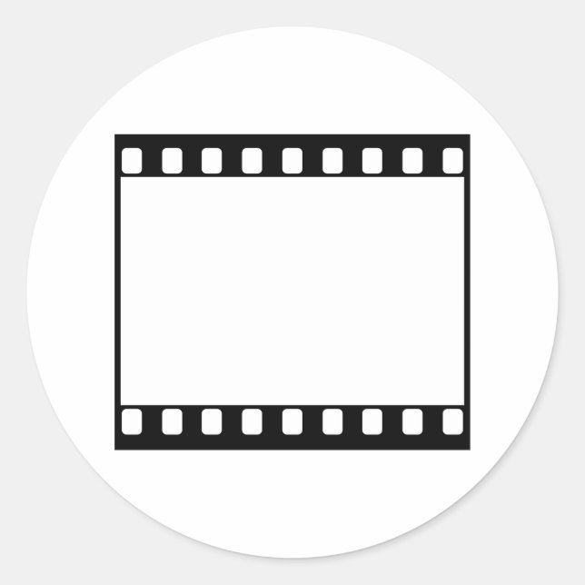 Pegatina Redonda Película de 35 mm (Anverso)