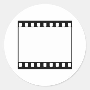 Pegatina Redonda película de 35m m