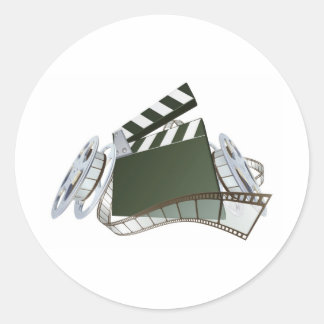 Pegatina Redonda Película de cartón y bobinas de película