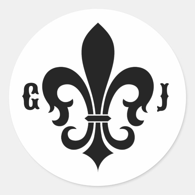 Pegatina Redonda Pelotas de golf (Anverso)