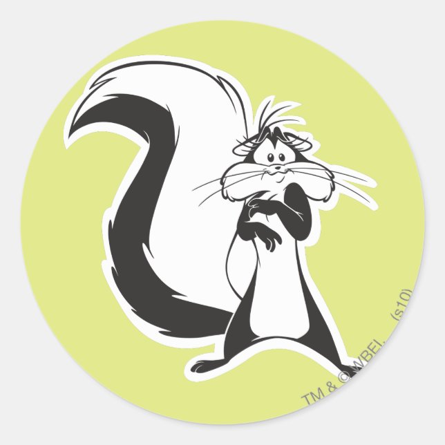 Pegatina Redonda Penelope Scary (Anverso)