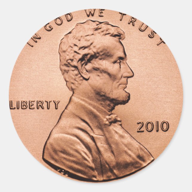 Pegatina Redonda Penny (Anverso)