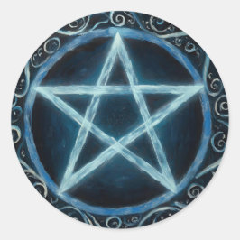 Pegatina Redonda Pentacles4Pagans