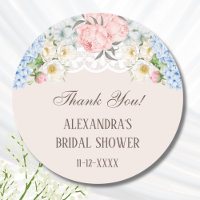 Peony Blue Hydrangea Bridal Shower