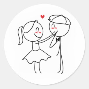 Pegatina Redonda Pepe y Lulu