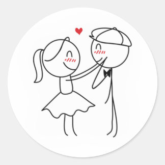 Pegatina Redonda Pepe y Lulu