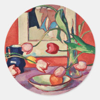 Peploe - Tulipanes, El Jugo Azul,