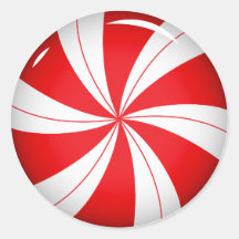 Peppermint Candy | Pegatinas de Candy Cane Christm