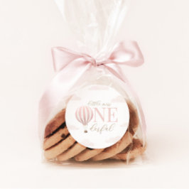 Pegatina Redonda Pequeña Miss Maravilloso Balón de Aire Caliente Cu