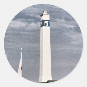 Pegatina Redonda Pequeña torre de Joe en Corning NY