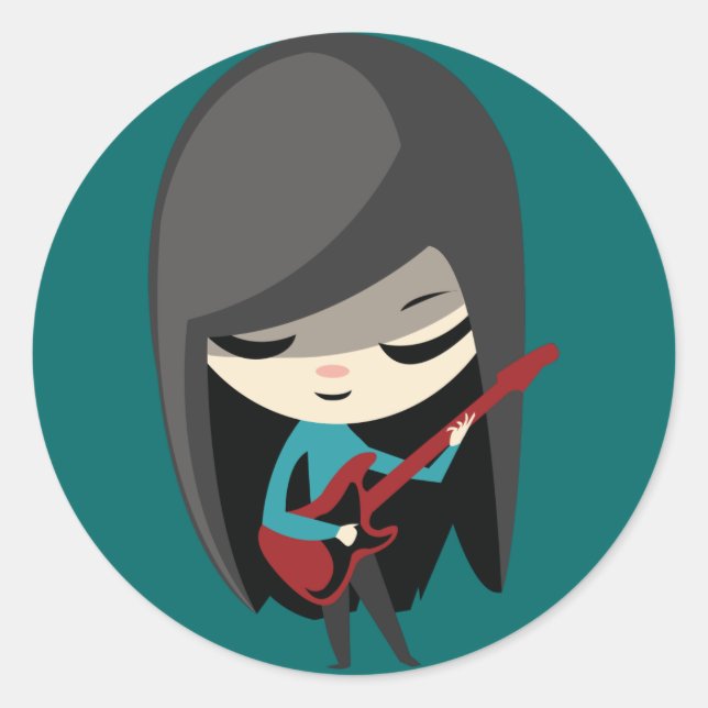 Pegatina Redonda Pequeña Z (Anverso)