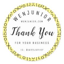 Pequeñas empresas Gracias Apreciación Adv Logotipo