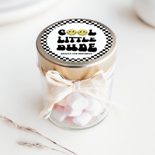 Pegatina Redonda Pequeño Amigo De Guay | Niños Rad Kids 5º cumpleañ (Subido por el creador)