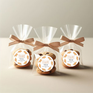 Pegatina Redonda Pequeño nugget Baby Shower Gracias por favorecer a