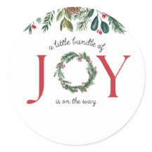 pequeño paquete de alegría pegatinas de ducha bebé